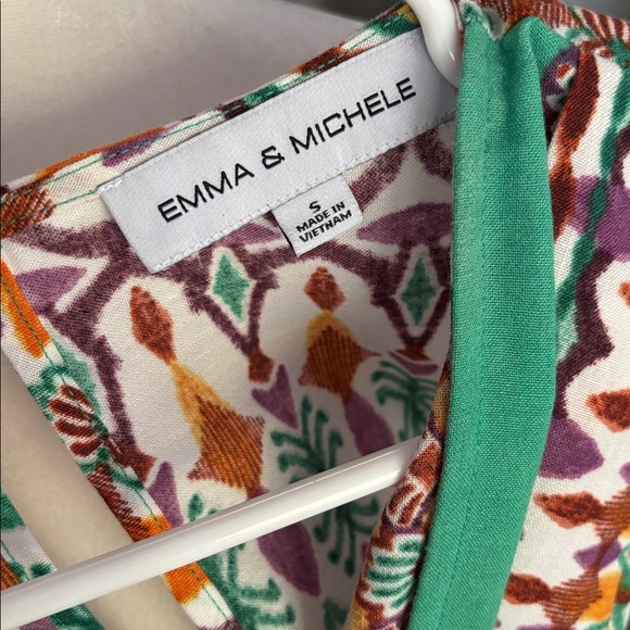 Emma & Michele Colorful Pattern Romper | Like New - Picture 7 of 7